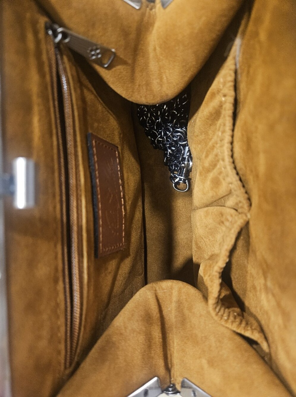 Patricia Nash Rose Tooled Crossbody Satchel - NWT - Picture 6 of 14